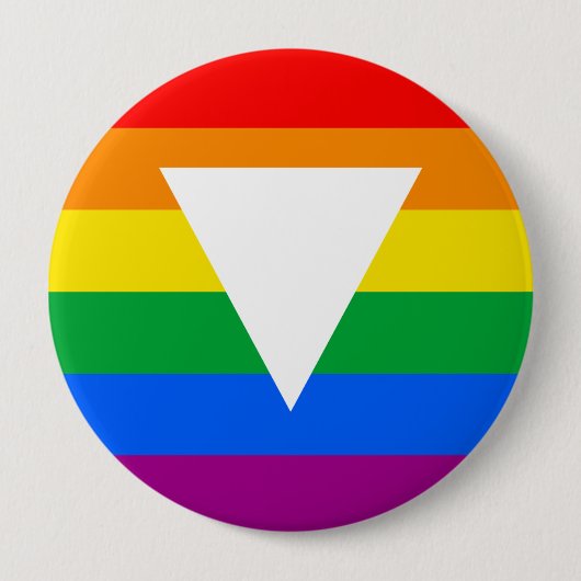 Gay Pride Driehoeksontwerp Ronde Button 4,0 Cm (Voorkant)