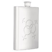 Gay Pride Drink Flask LGBT Love Flasks Gifts Heupfles (Rechts)