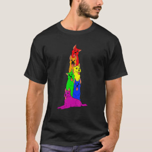 Gay Pride Duitse Herder   Lgbt   Regenboogvlag T-shirt