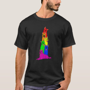 Gay Pride Duitse Herdershond Lgbt Regenboogvlag T-shirt