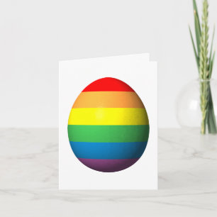 Gay Pride Egg Card Feestdagen Kaart