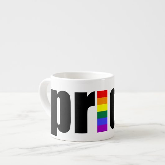 Gay Pride Espresso Kop (Links)