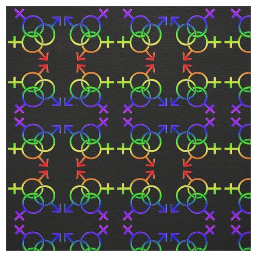 Gay Pride Fabric GBLT Love Fabric Pride Fabrics Stof (Swatch)