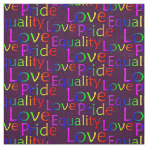 Gay Pride Fabric Rainbow Love Fabric Pride Fabric Stof