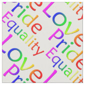 Gay Pride Fabric Rainbow Love Fabric Pride Fabric Stof (Close Up)