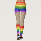 Gay Pride Faux Shorts & Benen Leggings (Achterkant)