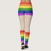 Gay Pride Faux Shorts & Benen Leggings (Achterkant)