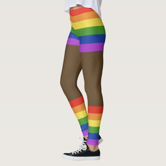 Gay Pride Faux Shorts & Benen Leggings (Links)