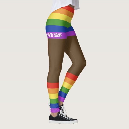 Gay Pride Faux Shorts & Benen Leggings (Rechts)