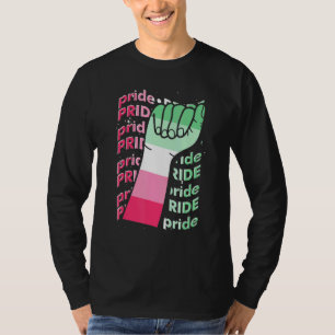 Gay Pride Fist Abroseksueel Flag Pride Month Lgbt T-shirt