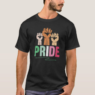 Gay Pride Fist Abroseksueel Pride Month Lgbetq Abr T-shirt