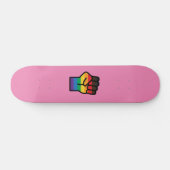 Gay Pride Fist Persoonlijk Skateboard (Horizontaal)