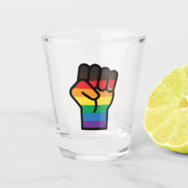 Gay Pride Fist Shot Glas