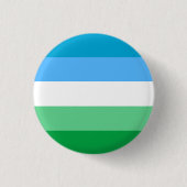 Gay Pride Flag Badge Ronde Button 3,2 Cm (Voorkant)