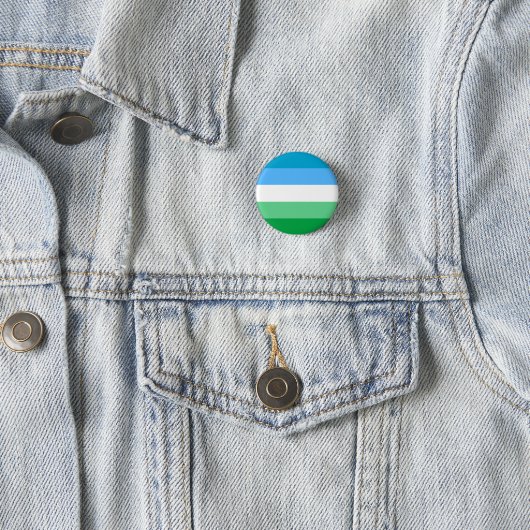 Gay Pride Flag Badge Ronde Button 3,2 Cm (In situ)