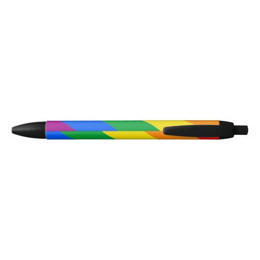 Gay Pride Flag Blauwe Inkt Pen (Achterkant)