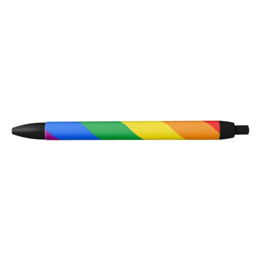 Gay Pride Flag Blauwe Inkt Pen (Voorkant)
