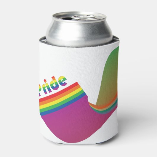 Gay Pride Flag Blikjeskoeler (Blikje Voorkant)