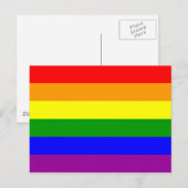Gay Pride Flag Briefkaart (Voorkant / Achterkant)