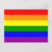 Gay Pride Flag Briefkaart (Voorkant)