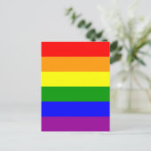 Gay Pride Flag Briefkaart (Staand voorkant)