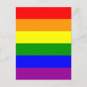 Gay Pride Flag Briefkaart (Voorkant)