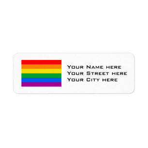 Gay Pride Flag Etiket