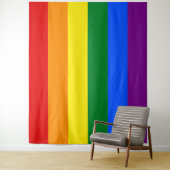 Gay Pride Flag Extra Large LGBT Wandkleed (In situ)