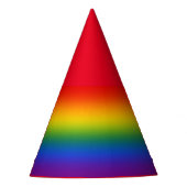 Gay Pride Flag Feesthoedjes (Voorkant)