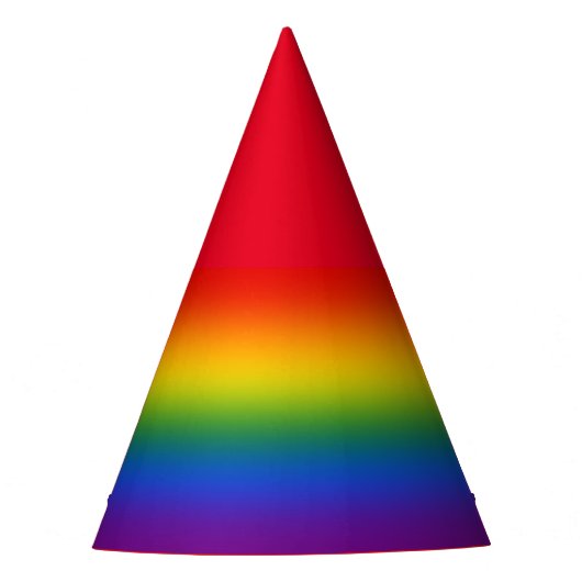 Gay Pride Flag Feesthoedjes (Voorkant)
