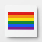 Gay Pride Flag Fotoplaat (Voorkant)