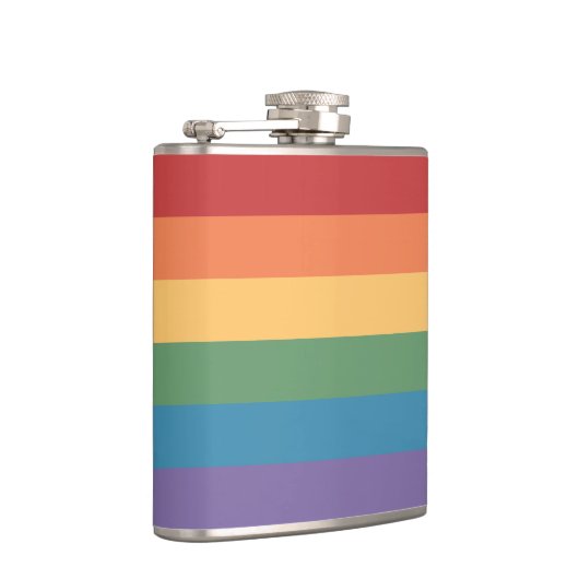 Gay Pride Flag Heathered Heupfles (Rechts)