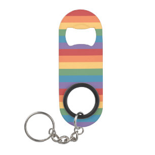 Gay Pride Flag Heathered Mini Flessenopener