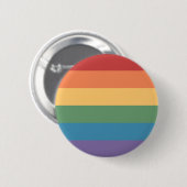 Gay Pride Flag Heathered Ronde Button 5,7 Cm (Voorkant /achterkant)