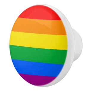 Gay Pride Flag Keramische Knop