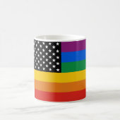 Gay Pride Flag Koffiemok (Center)