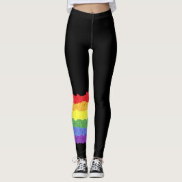 Gay Pride Flag Leggings