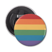 Gay Pride Flag LGBT Bottle Opener (Voorkant)