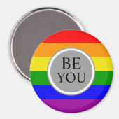 Gay Pride Flag. Magneet (Voorkant / Achterkant)