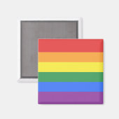 Gay Pride Flag Magneet (Voorkant / Achterkant)