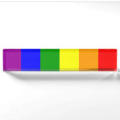 Gay Pride Flag Naambordje (Voorkant)