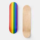 Gay Pride Flag Persoonlijk Skateboard (Voorkant)