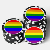 Gay Pride Flag Poker Chips (Opstapeling)
