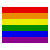 Gay Pride Flag Poster (Voorkant)