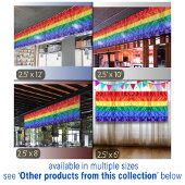 Gay Pride Flag Queer Classic Retro Regenboog Strep Spandoek
