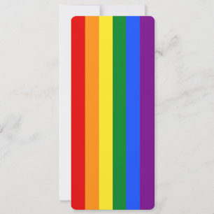 Gay Pride Flag Rainbow Dubbelzijdig Bladwijzer