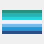 Gay Pride Flag Rechthoekige Sticker (Voorkant)
