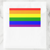 Gay Pride Flag Rechthoekige Sticker (Tas)