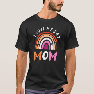 Gay Pride Flag Regenboog Vlag ik hou van mijn homo T-shirt