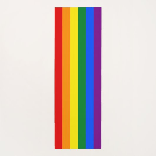 Gay Pride Flag (regenboog) Yogamat (Achterkant)
